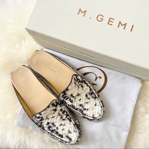 M.Gemi Felize Mule in Black/White